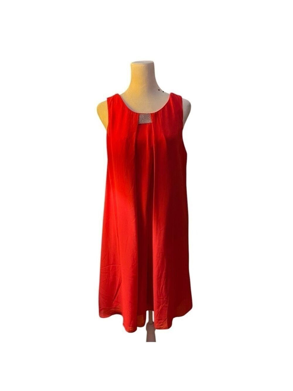 Dress Barn Women's Size 10 Sleeveless Rhinestone Party Dress